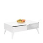 Hanah Home Mesa de Centro Blanco Diamante